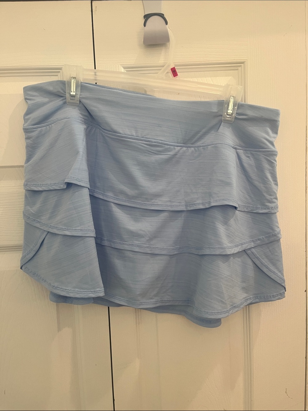 Ideology Light Blue Tiered Ruffle Skort